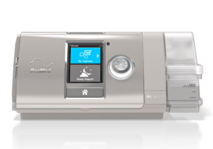 Respirador BIPAP Apnea del Sueño AIRCURVE10 ST BIPAP -ResMed