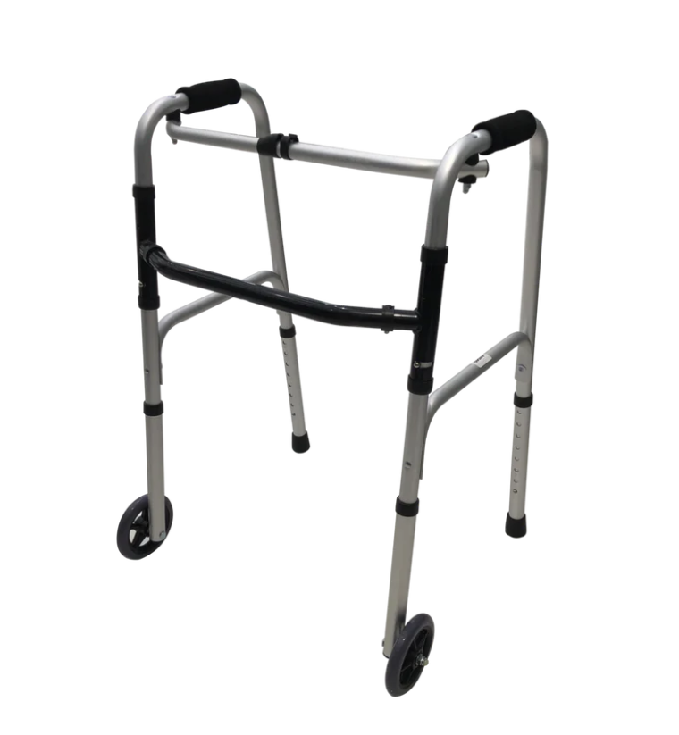 Andadera plegable con ruedas